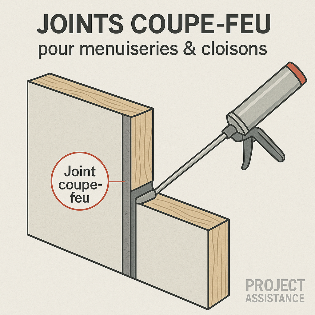 Illustration joint coupe-feu