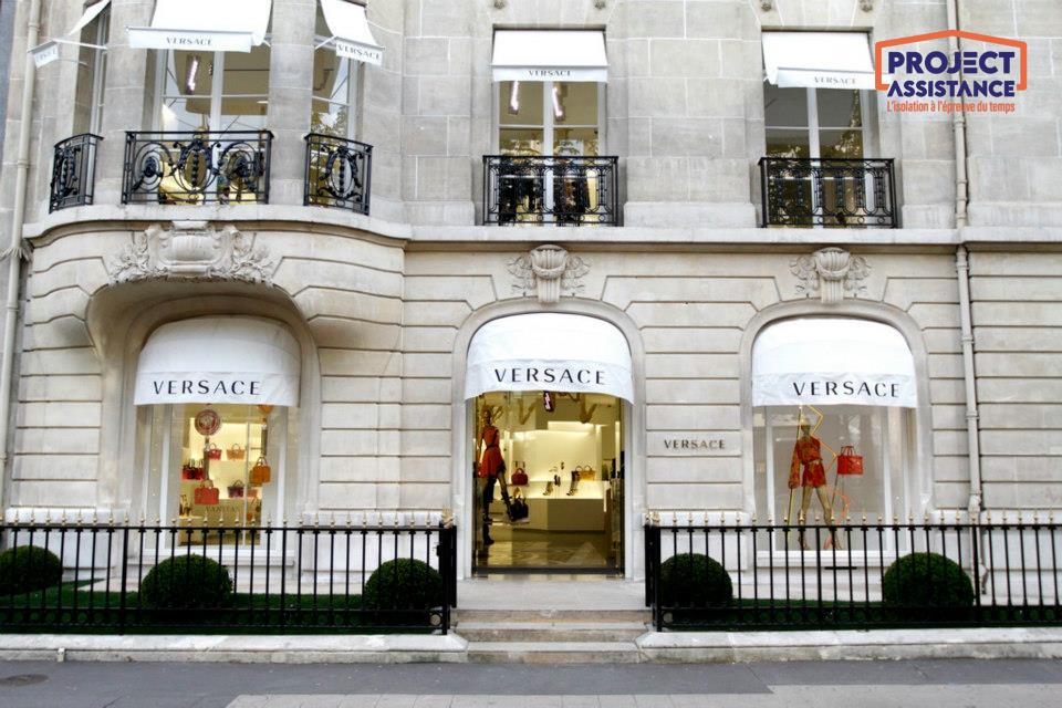 Travaux chez Versace